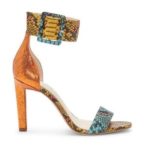 Jessica Simpson Snake Print Ankel Strap Sandals